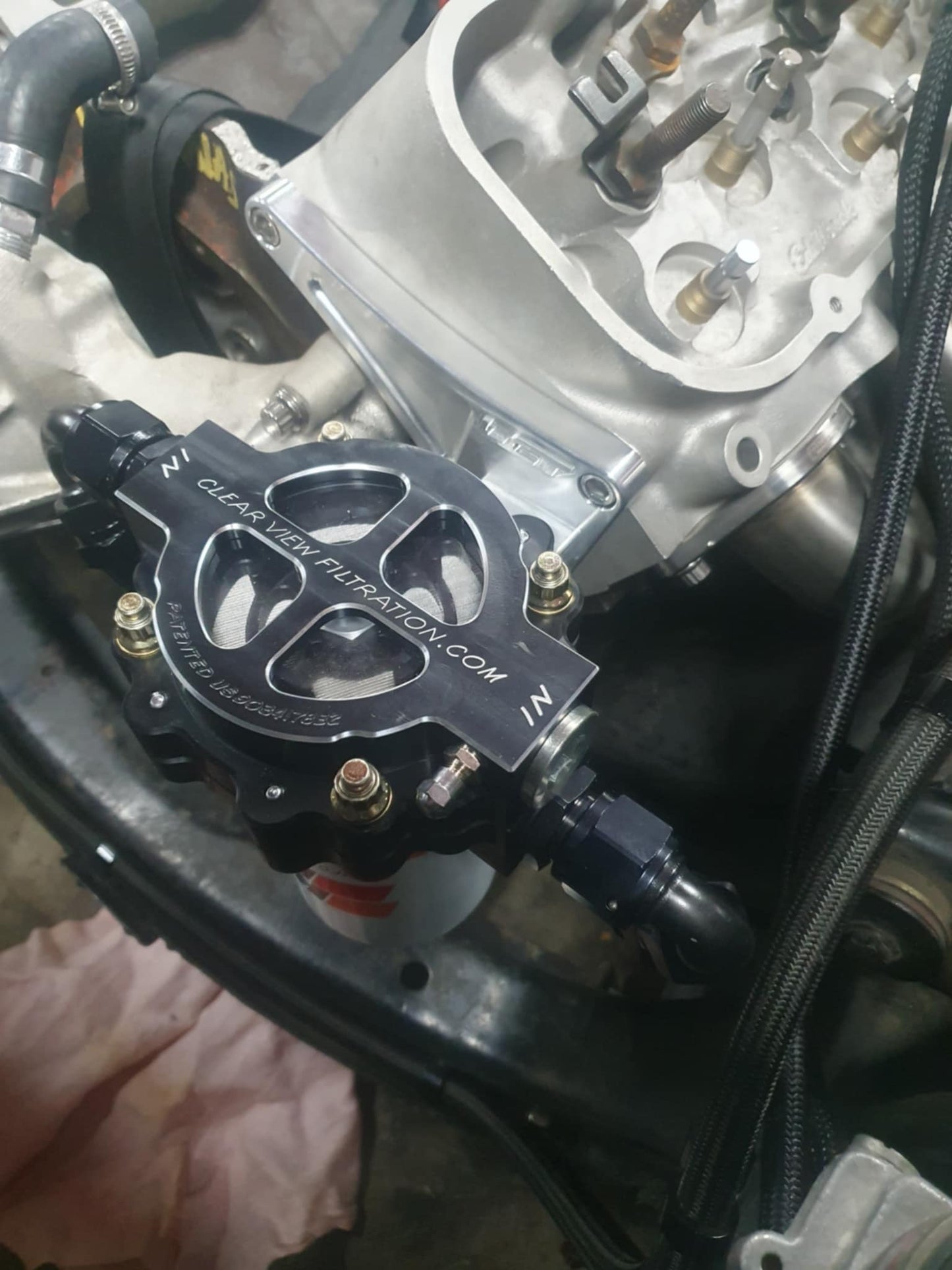 LCT BBC 4" Clear view filter bracket